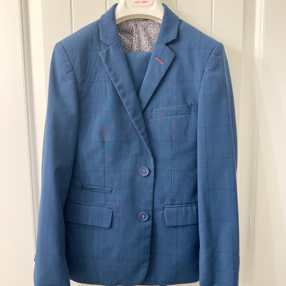 Isaac Mizrahi Boys Plaid Suit